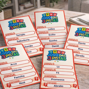 JOGO DAS 3 PISTAS BÍBLICO