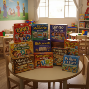 KIT DE 20 JOGUINHOS BÍBLICOS