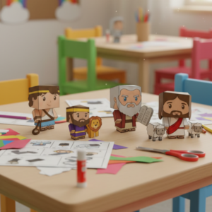 Brinquedos de Papel Bíblicos